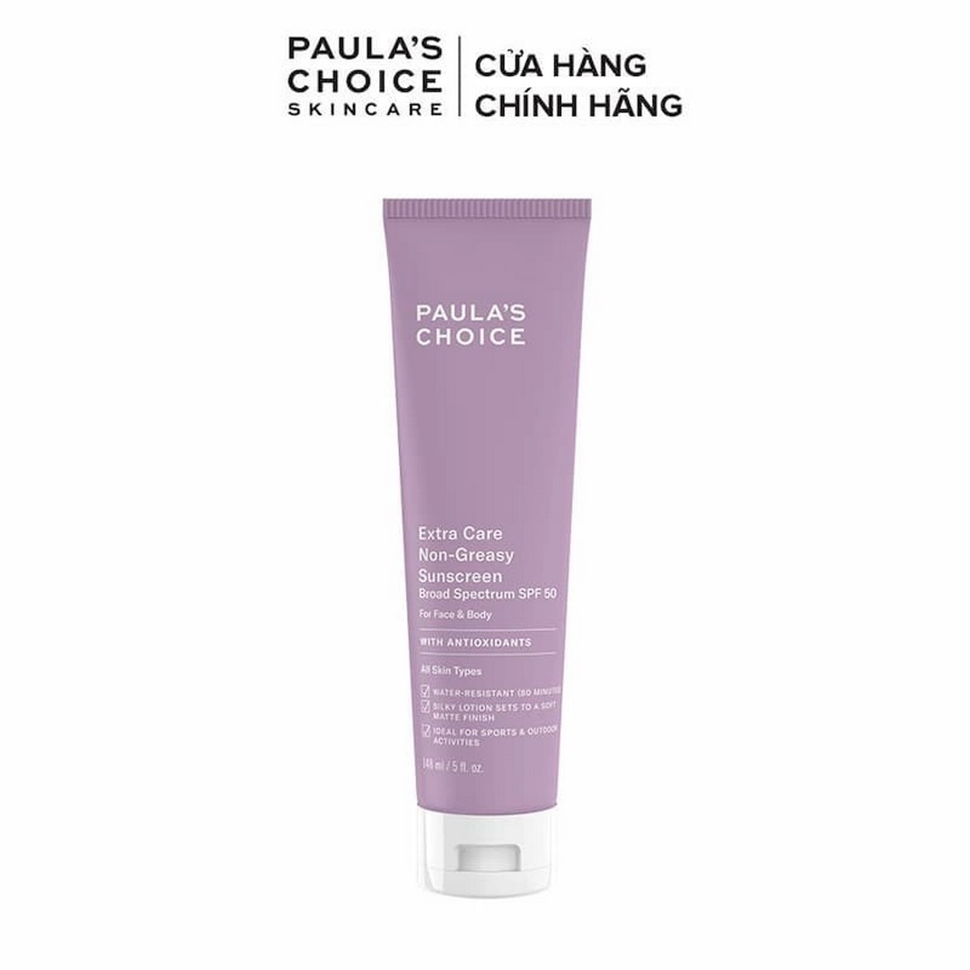 Paula’s Choice Extra Care Non Greasy Sunscreen SPF 50